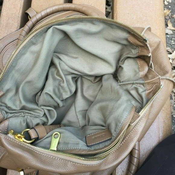 Chloe' Marcie Leather Satchel - Picture 6 of 12